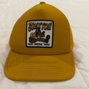 Brixton Yellow Trucker Hat